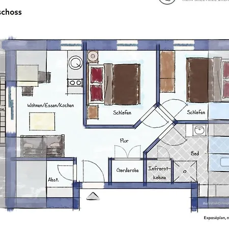 Semesterbostad With 2 Bedrooms *